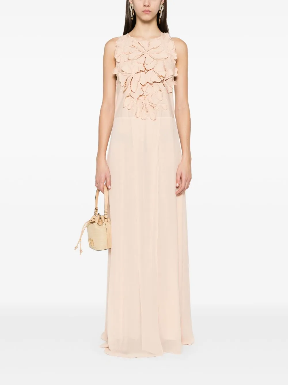Embroidered cotton dress