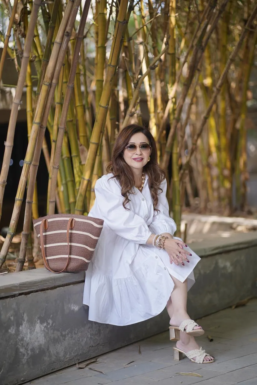 Ethereal White Mini Dress