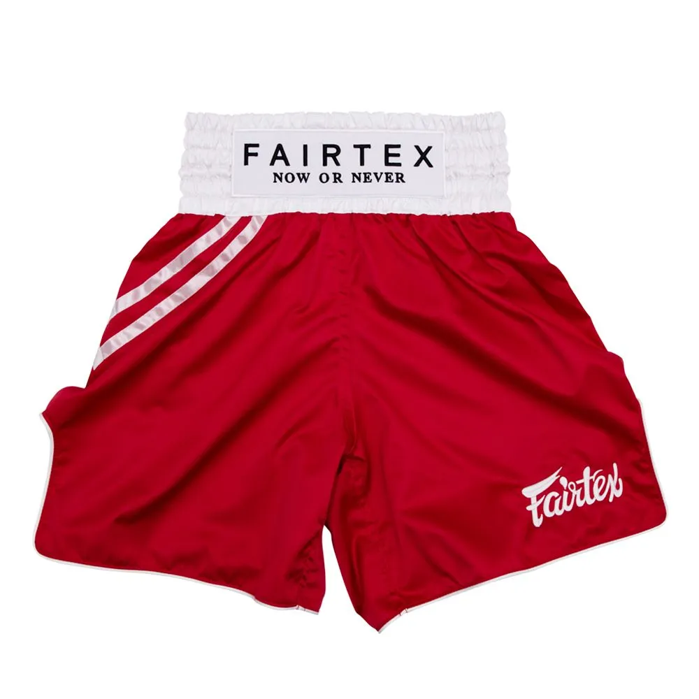 FAIRTEX BOXING TRUNKS - BT2008 "CLASSIC RED"