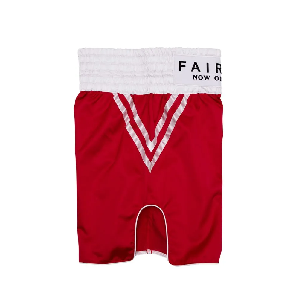 FAIRTEX BOXING TRUNKS - BT2008 "CLASSIC RED"