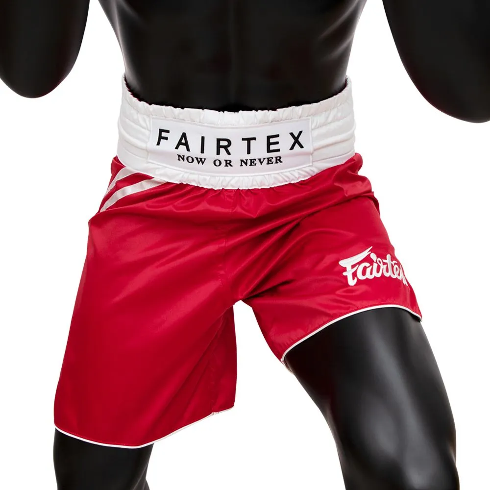 FAIRTEX BOXING TRUNKS - BT2008 "CLASSIC RED"