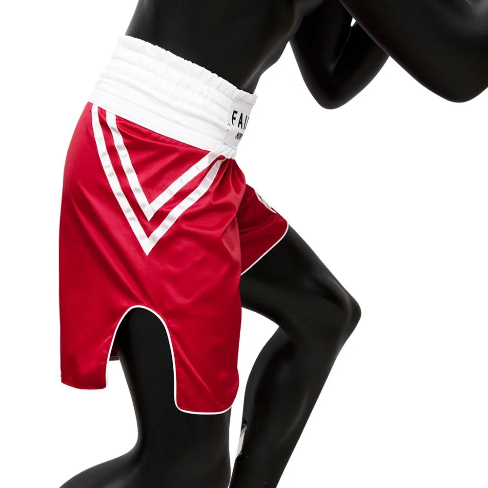 FAIRTEX BOXING TRUNKS - BT2008 "CLASSIC RED"