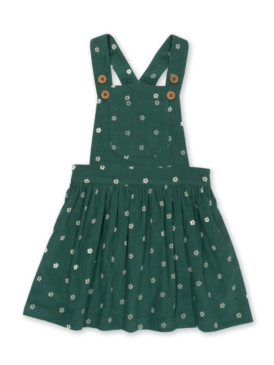 Flower dot pinafore