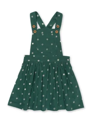 Flower dot pinafore