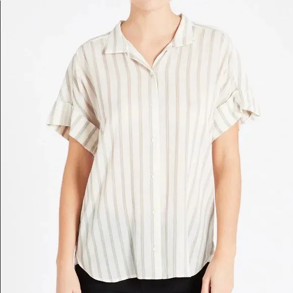 Frame linen button up - S