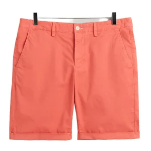 Gant Regular Fit Sunfaded Shorts - Coral