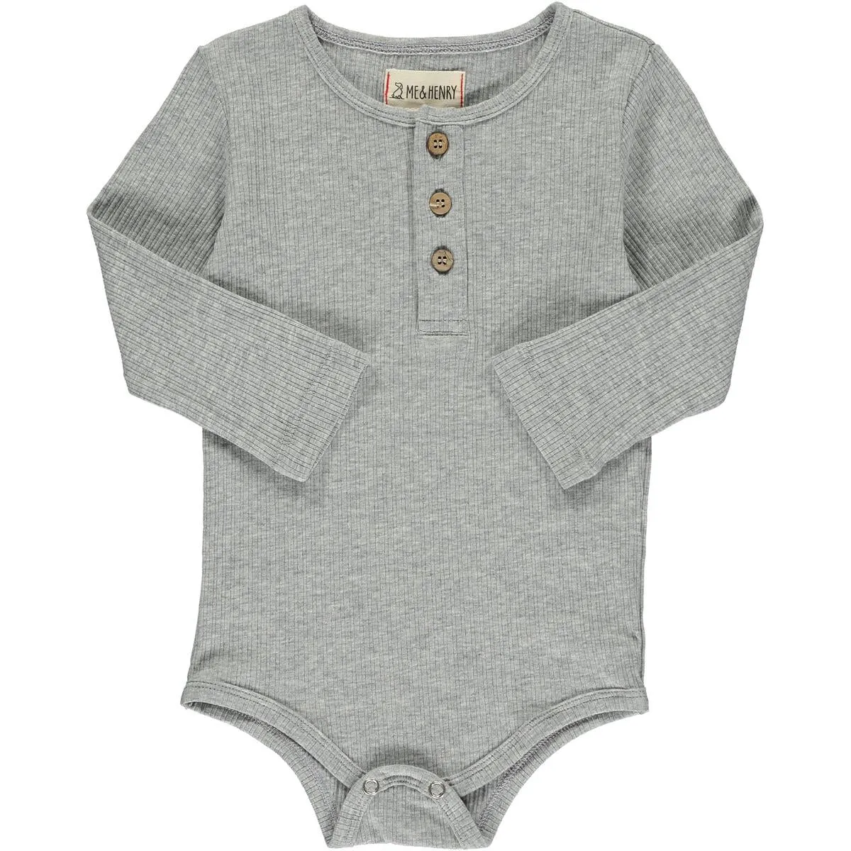 Grey Aynor Ribbed Onesie