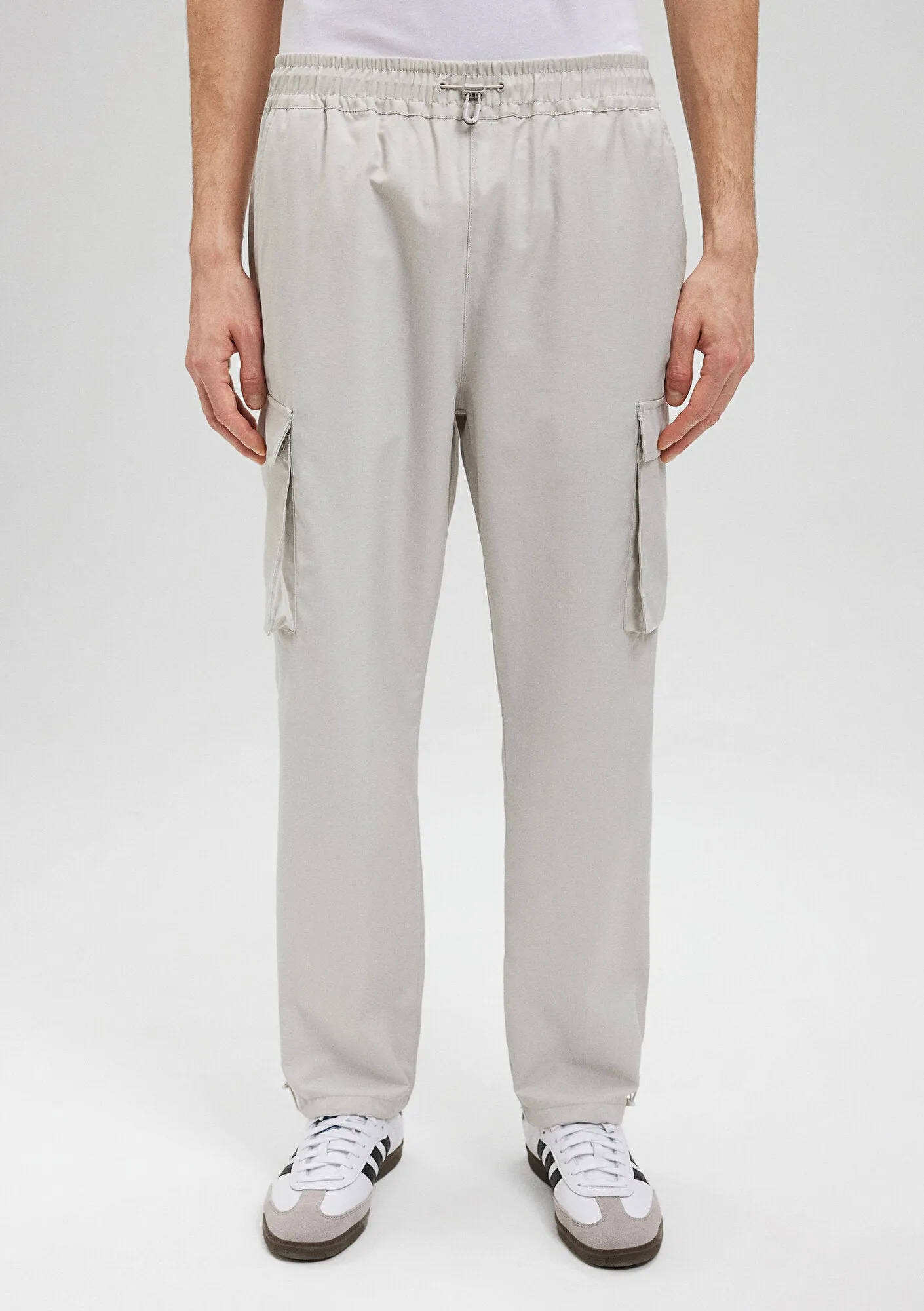 Grey Cargo Pants