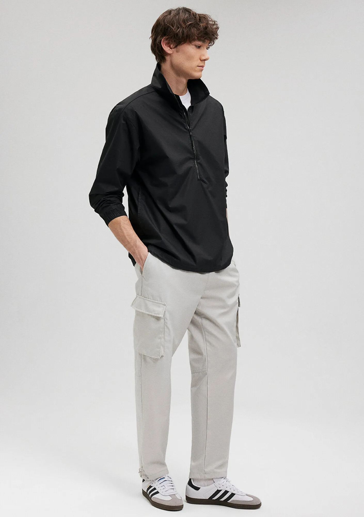Grey Cargo Pants
