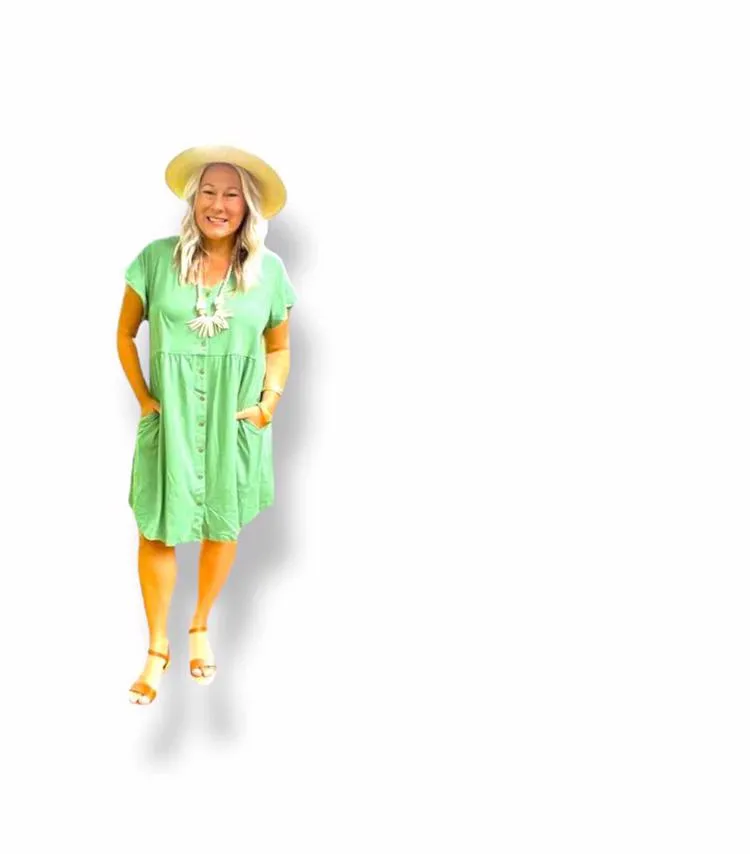 Heidi - Solid Loden Frost Green