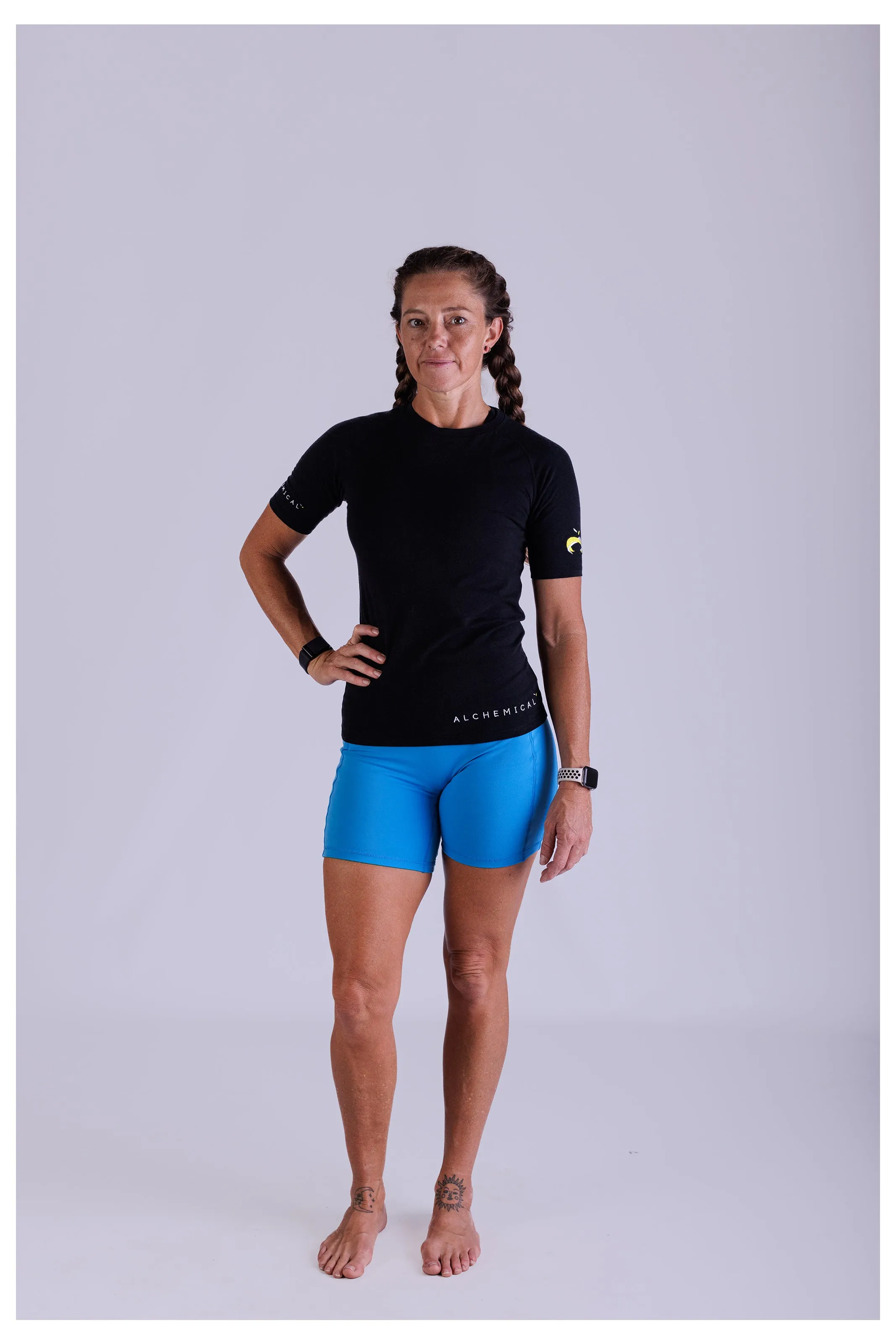 Hemp   Cotton Rash Guard Short Sleeve