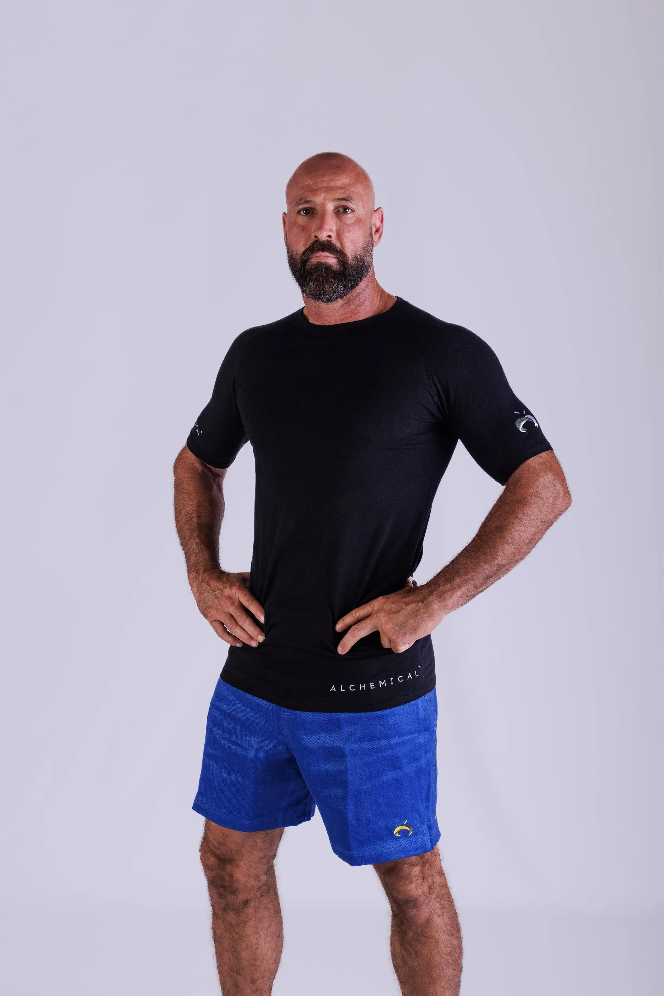 Hemp   Cotton Rash Guard Short Sleeve