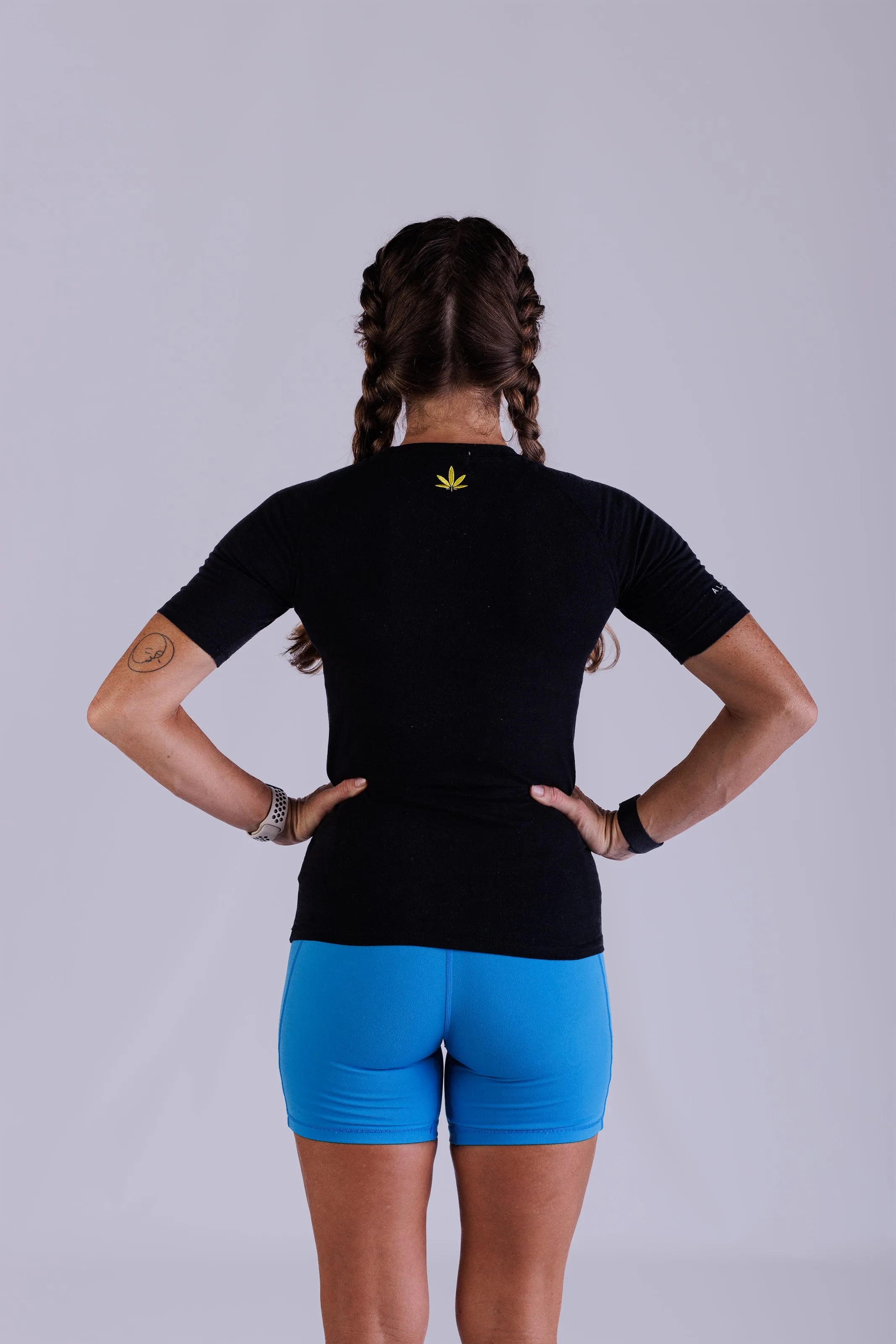 Hemp   Cotton Rash Guard Short Sleeve