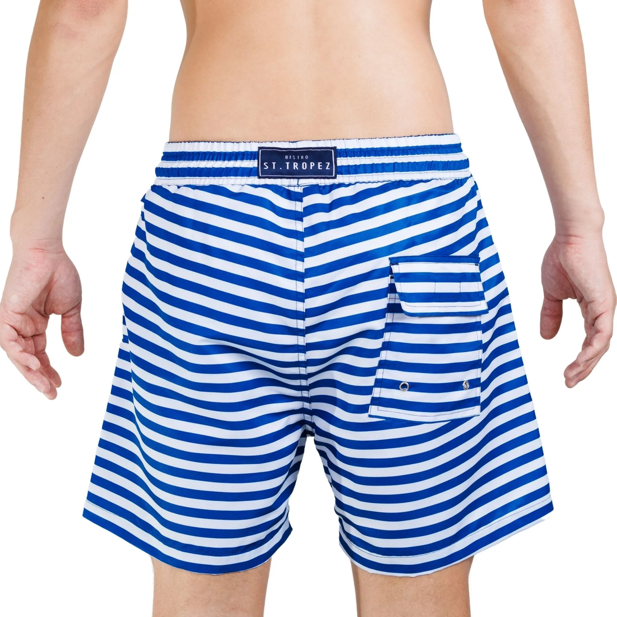 Horizontal Stripe Board Shorts
