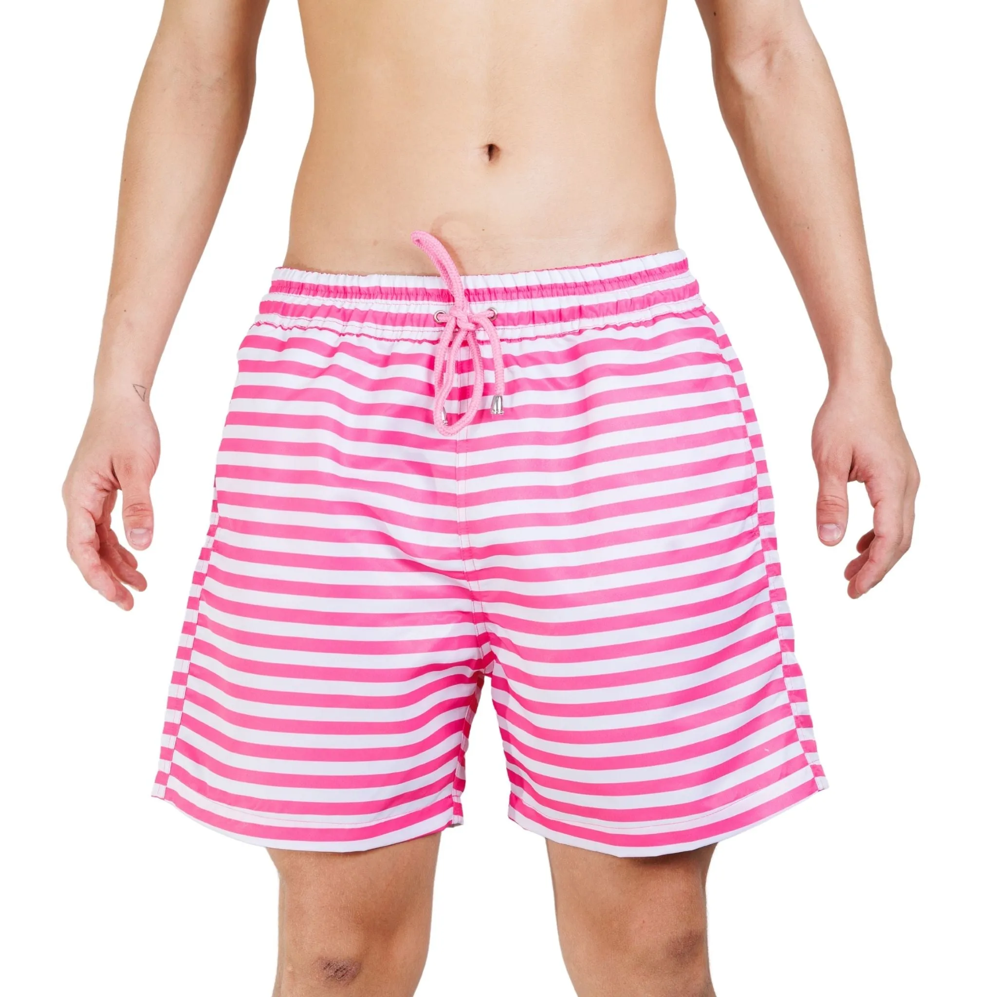 Horizontal Stripe Board Shorts