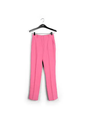 Hot pink tailored trousers