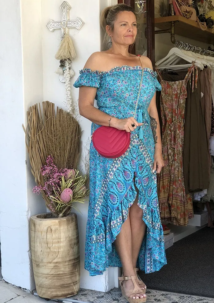 Island Paradise Dress - Blue