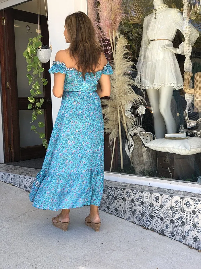 Island Paradise Dress - Blue