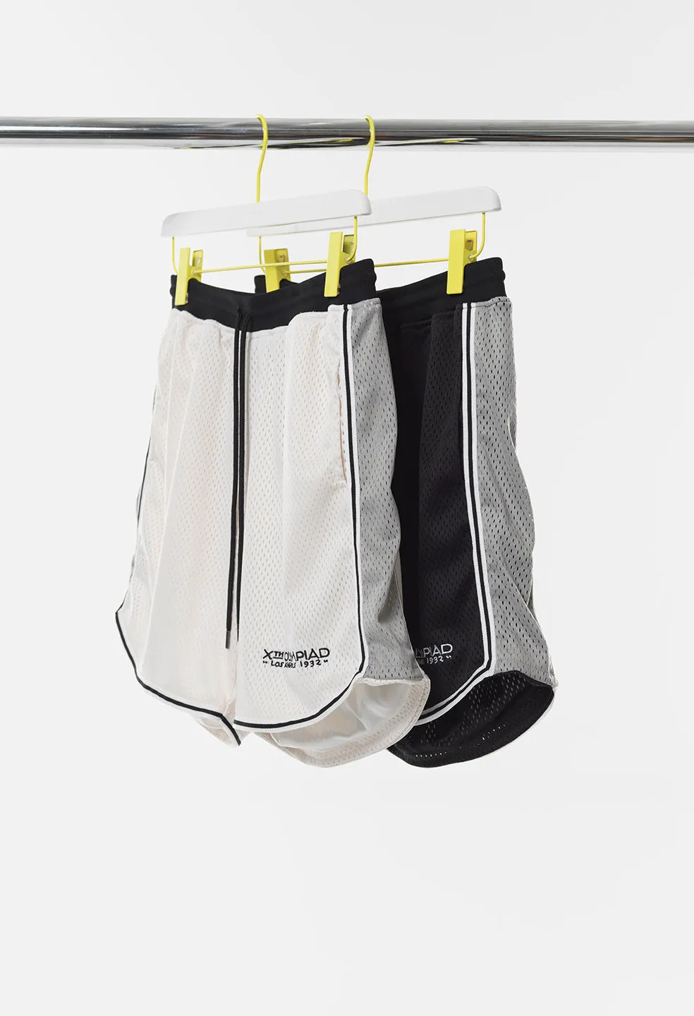 John Elliott x Olympic Heritage Los Angeles Shorts / White x Grey