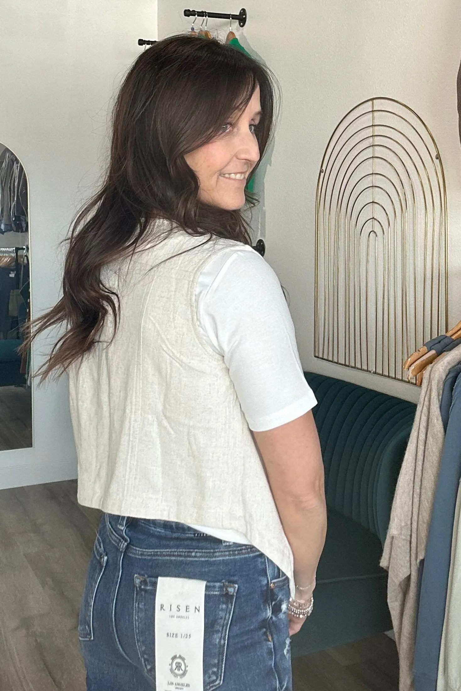 Kari Linen Blend Vest