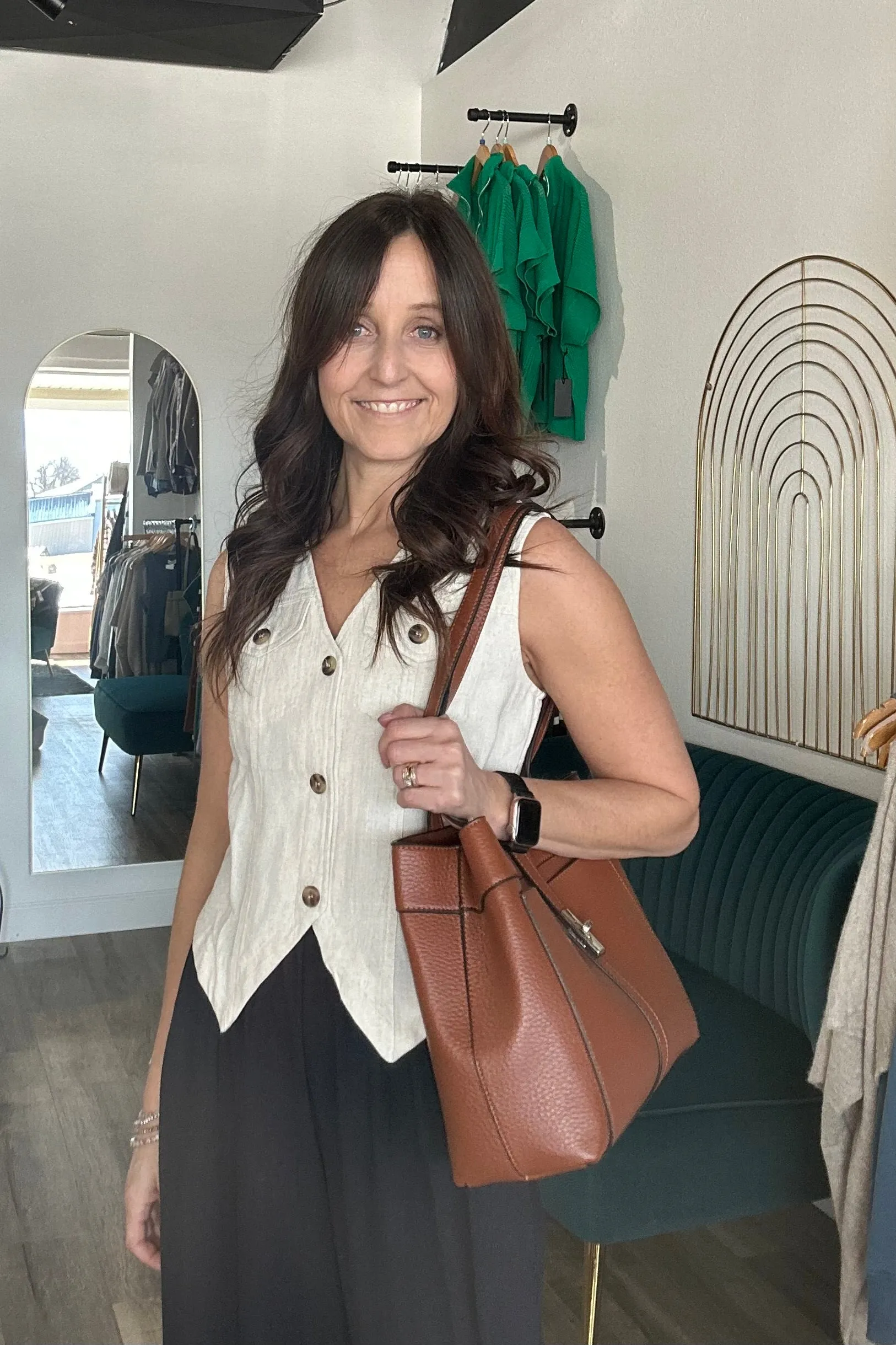 Kari Linen Blend Vest