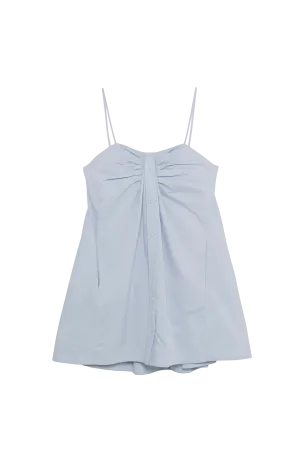 Kendall Twisted Button Front Dress - Periwinkle
