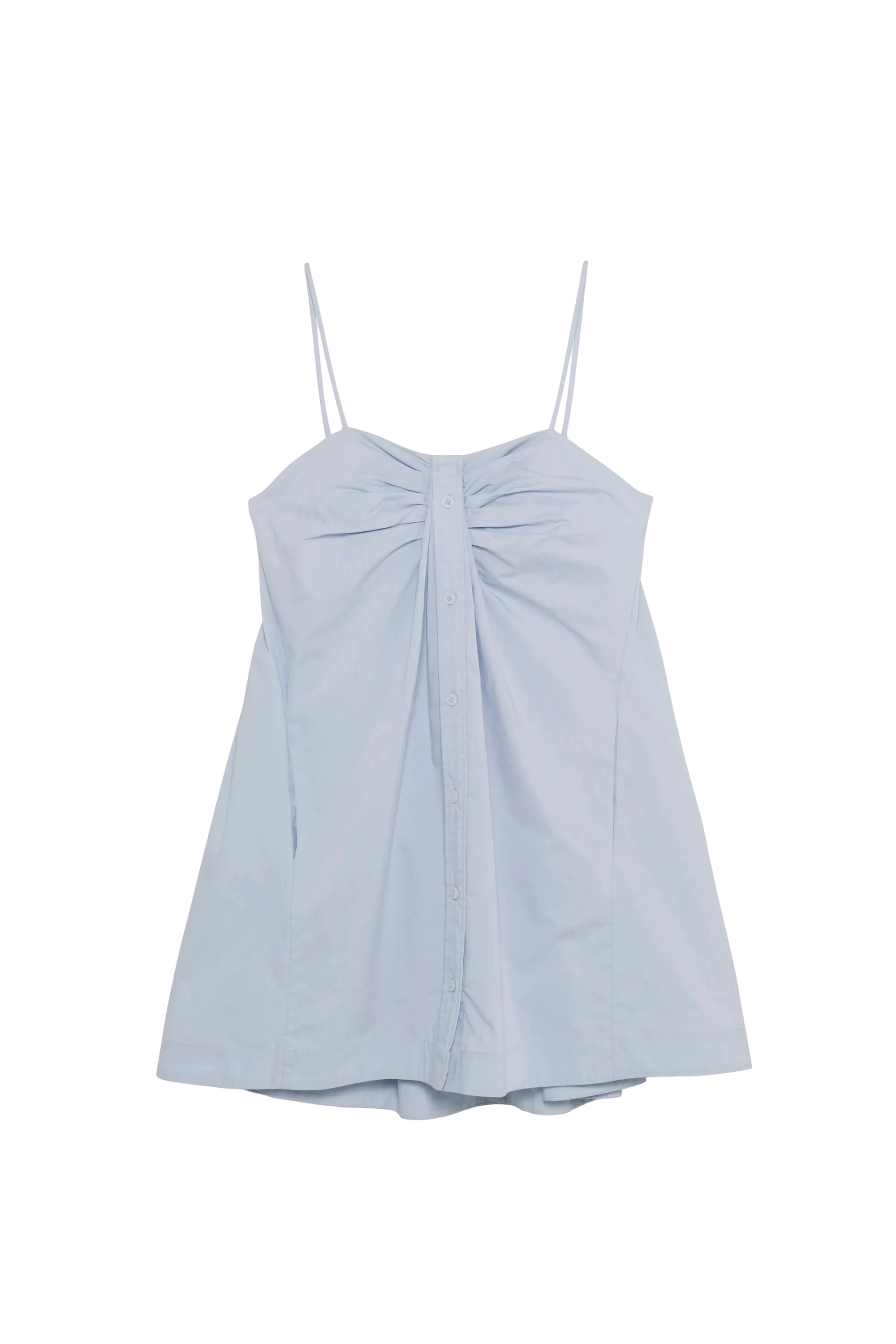 Kendall Twisted Button Front Dress - Periwinkle
