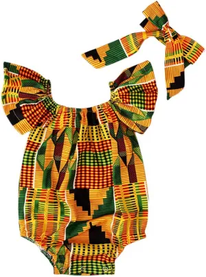 Kids Romper with Headband