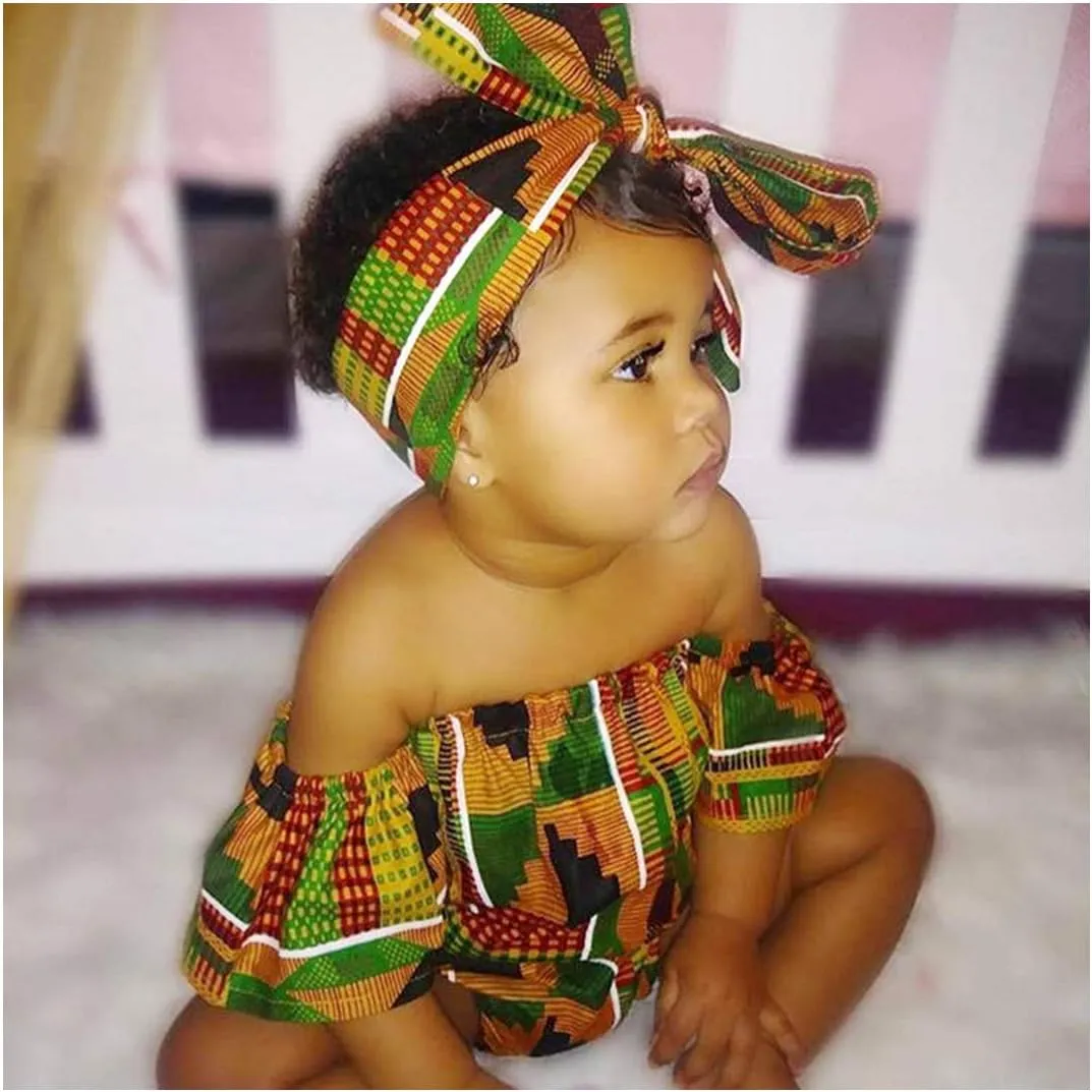 Kids Romper with Headband