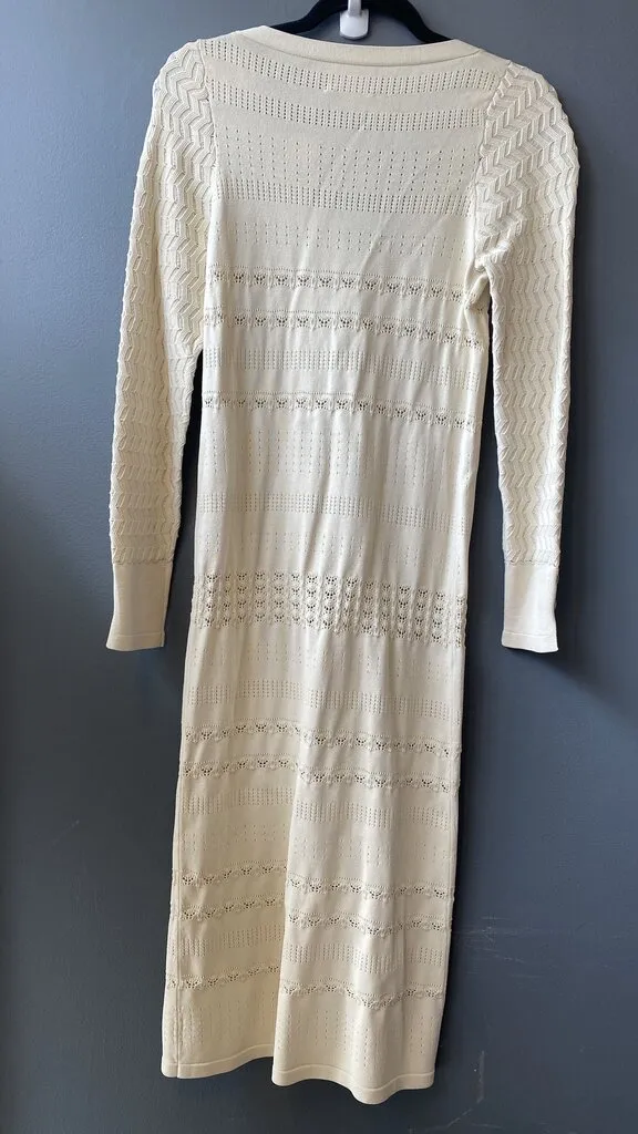Knit Button Front Sheath Dress