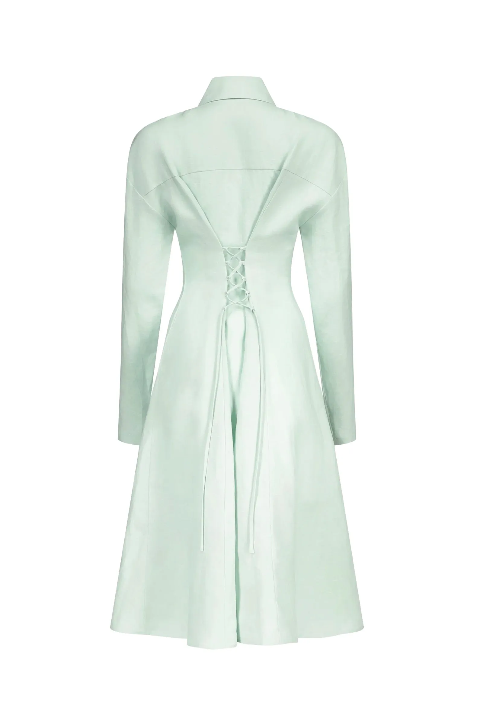 Laced Button Down Dress