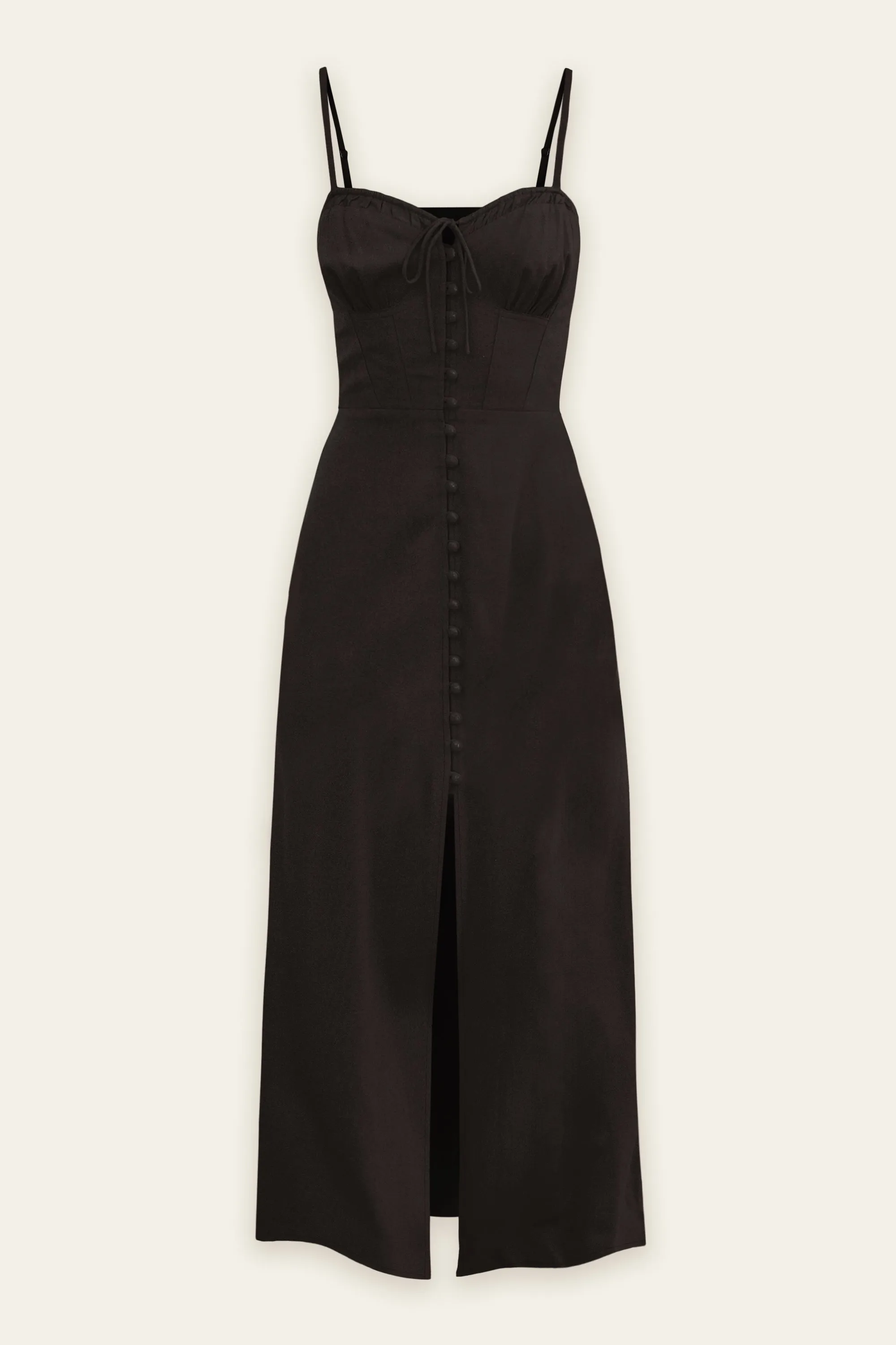 Leia Sweetheart Corset Midi Dress