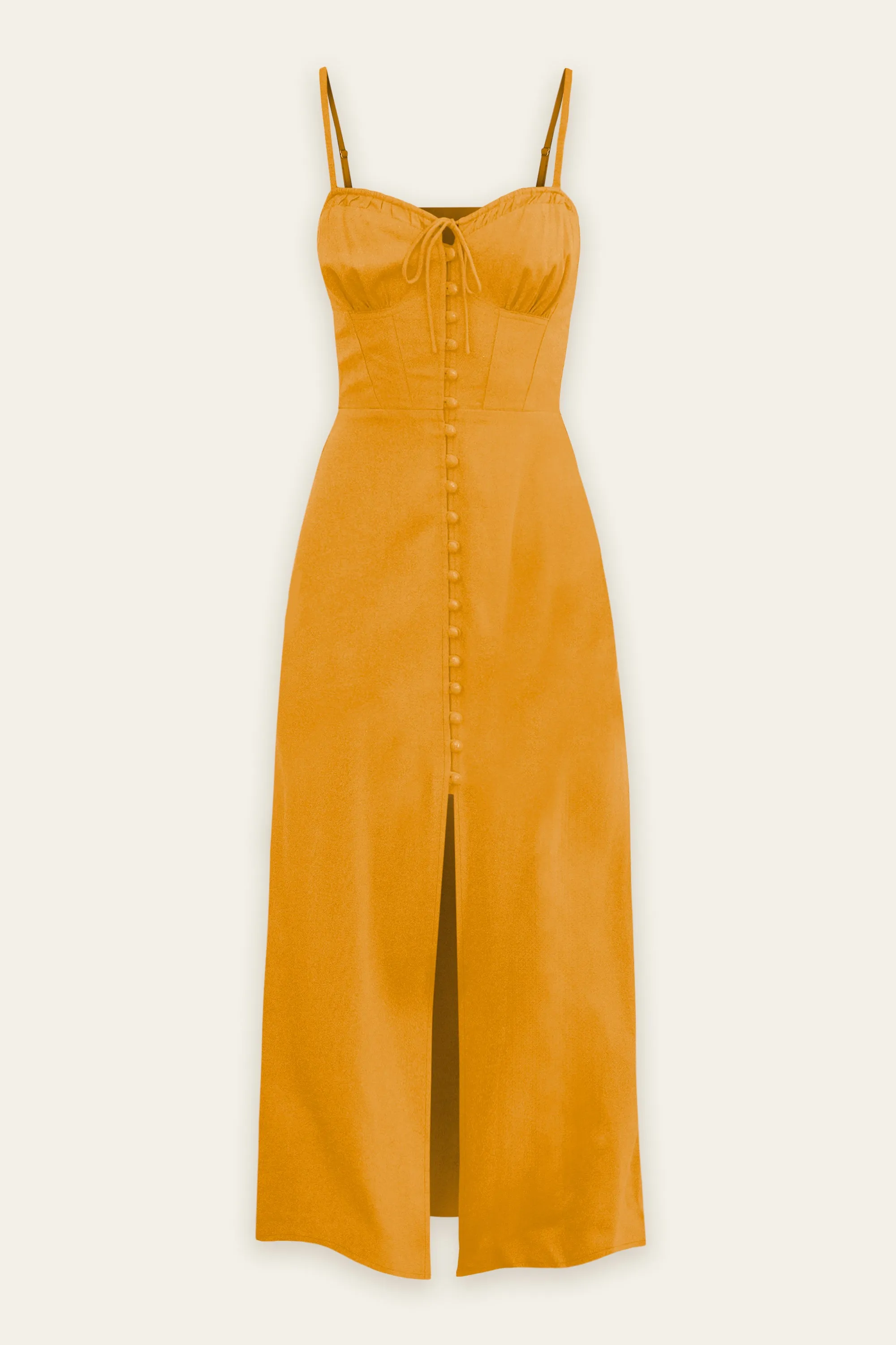 Leia Sweetheart Corset Midi Dress