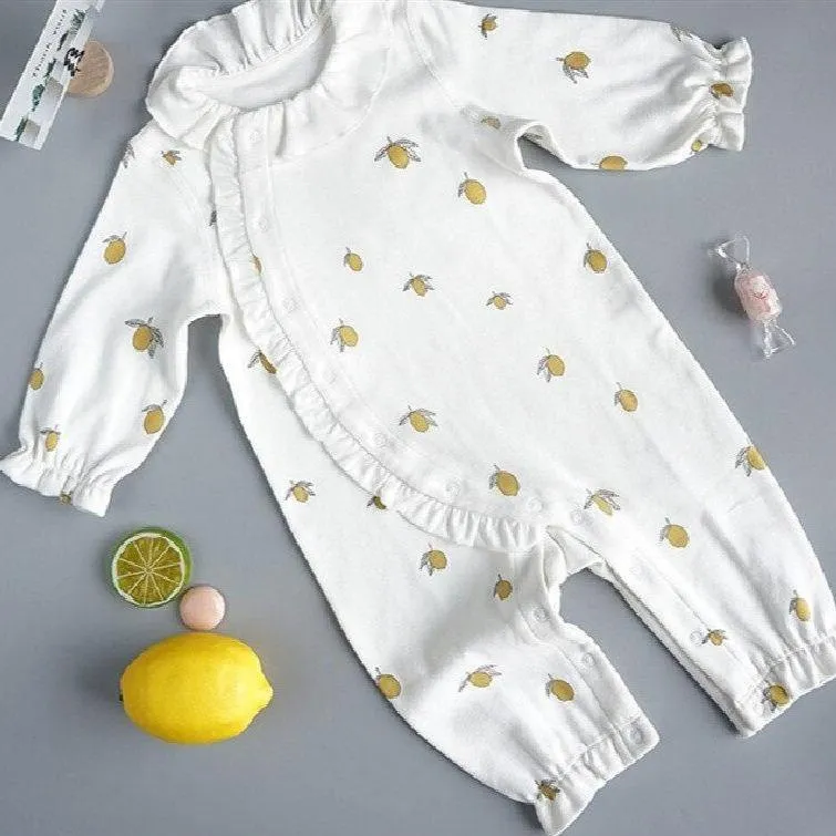 Lemon Ruffle Suit