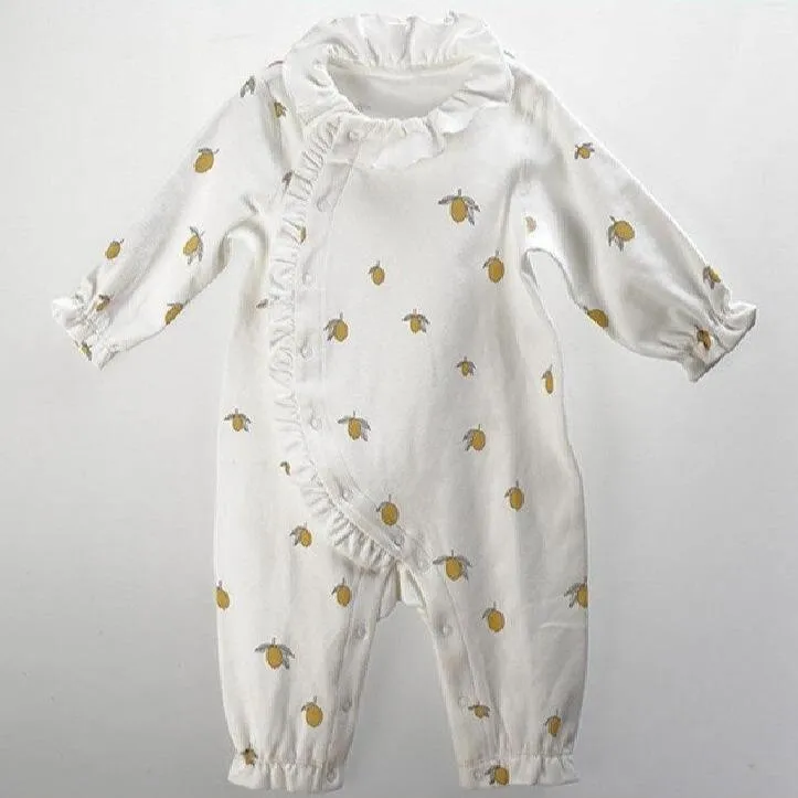 Lemon Ruffle Suit