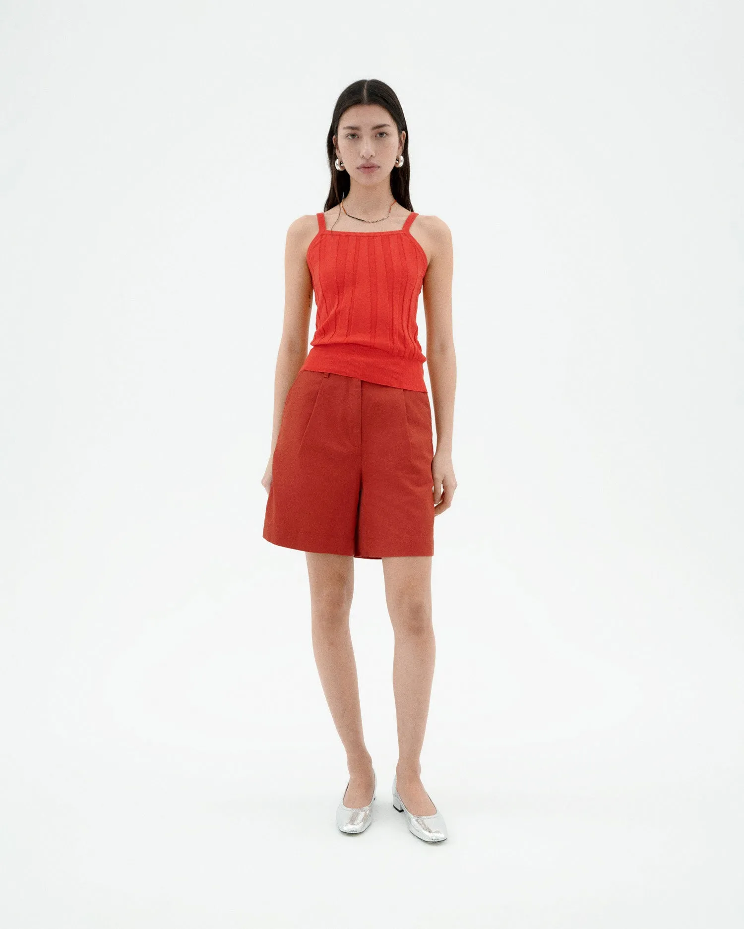 Lia Hemp Shorts Red