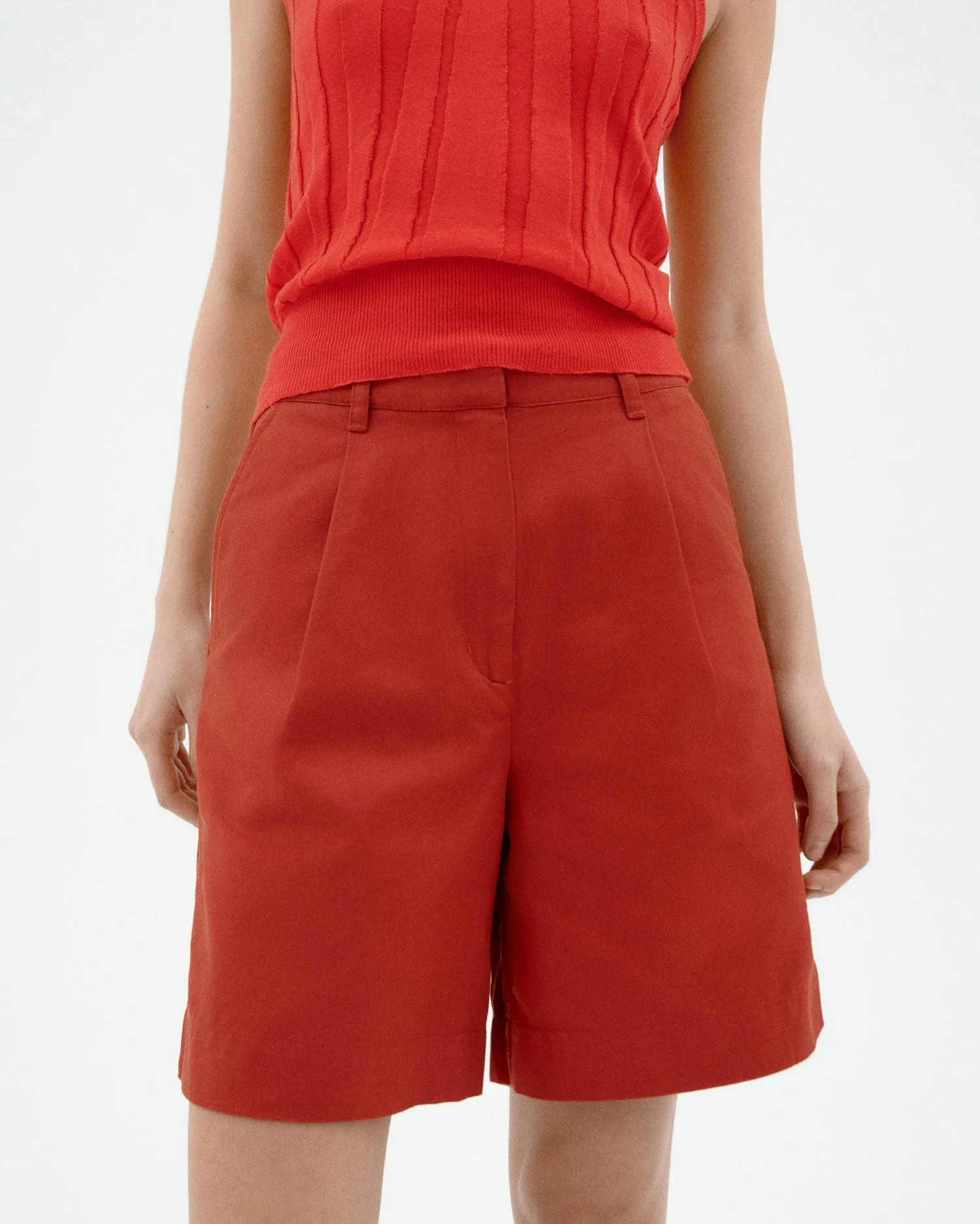 Lia Hemp Shorts Red