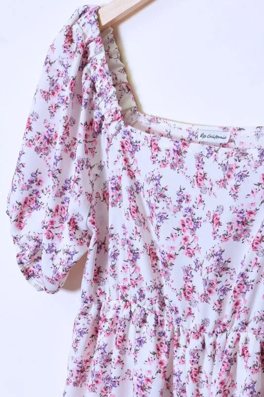 Lilac Meadow Midi Dress