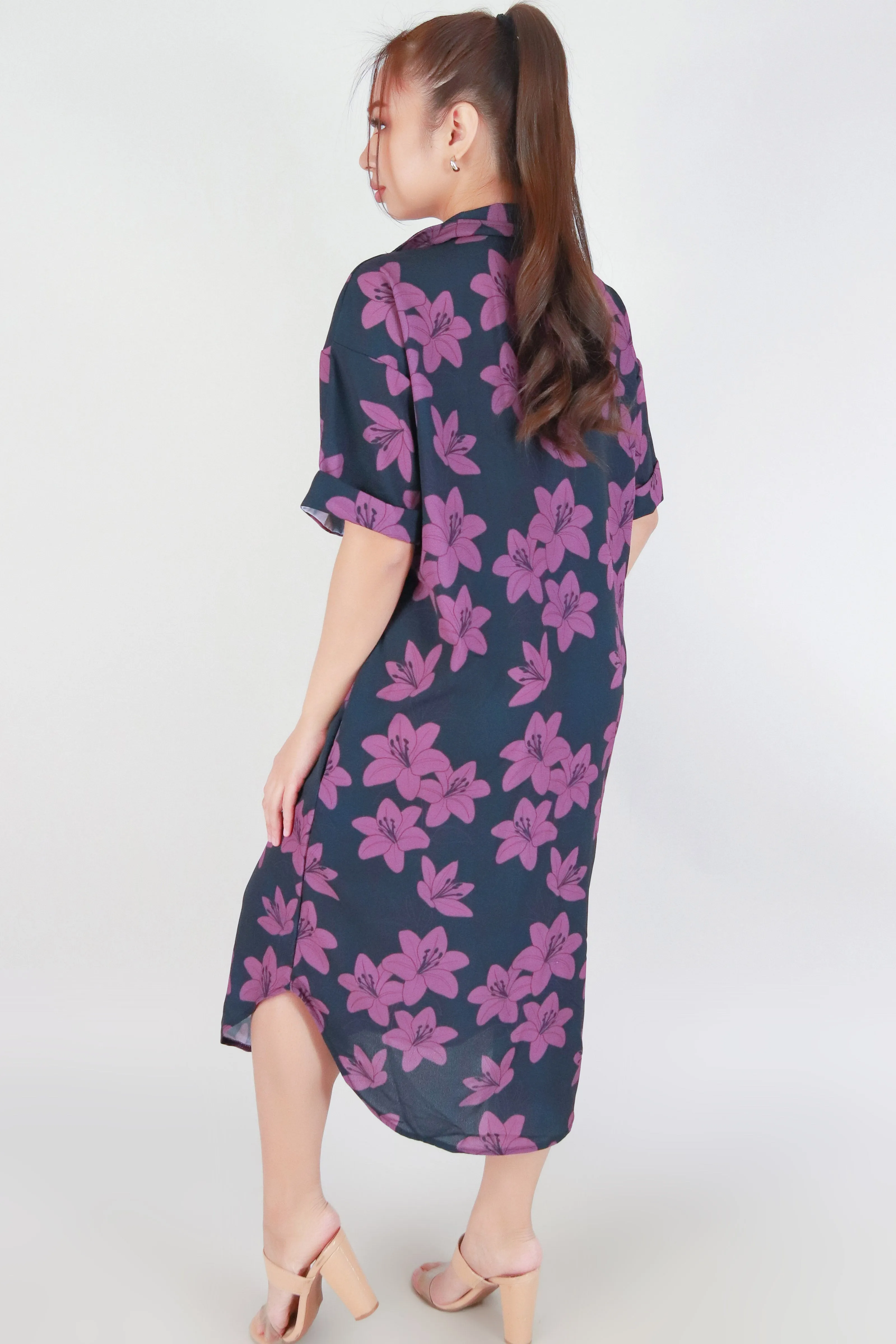 LILY BUTTON DOWN DRESS