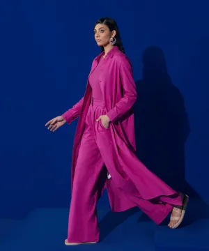 Linen Button Through Dress