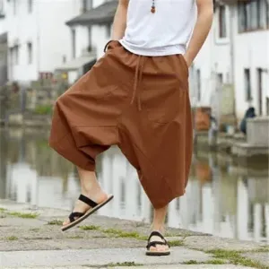 Locker sitzende Sommer-Leinenhose