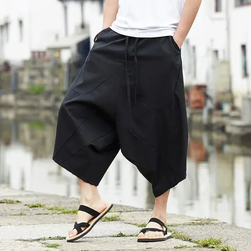 Locker sitzende Sommer-Leinenhose