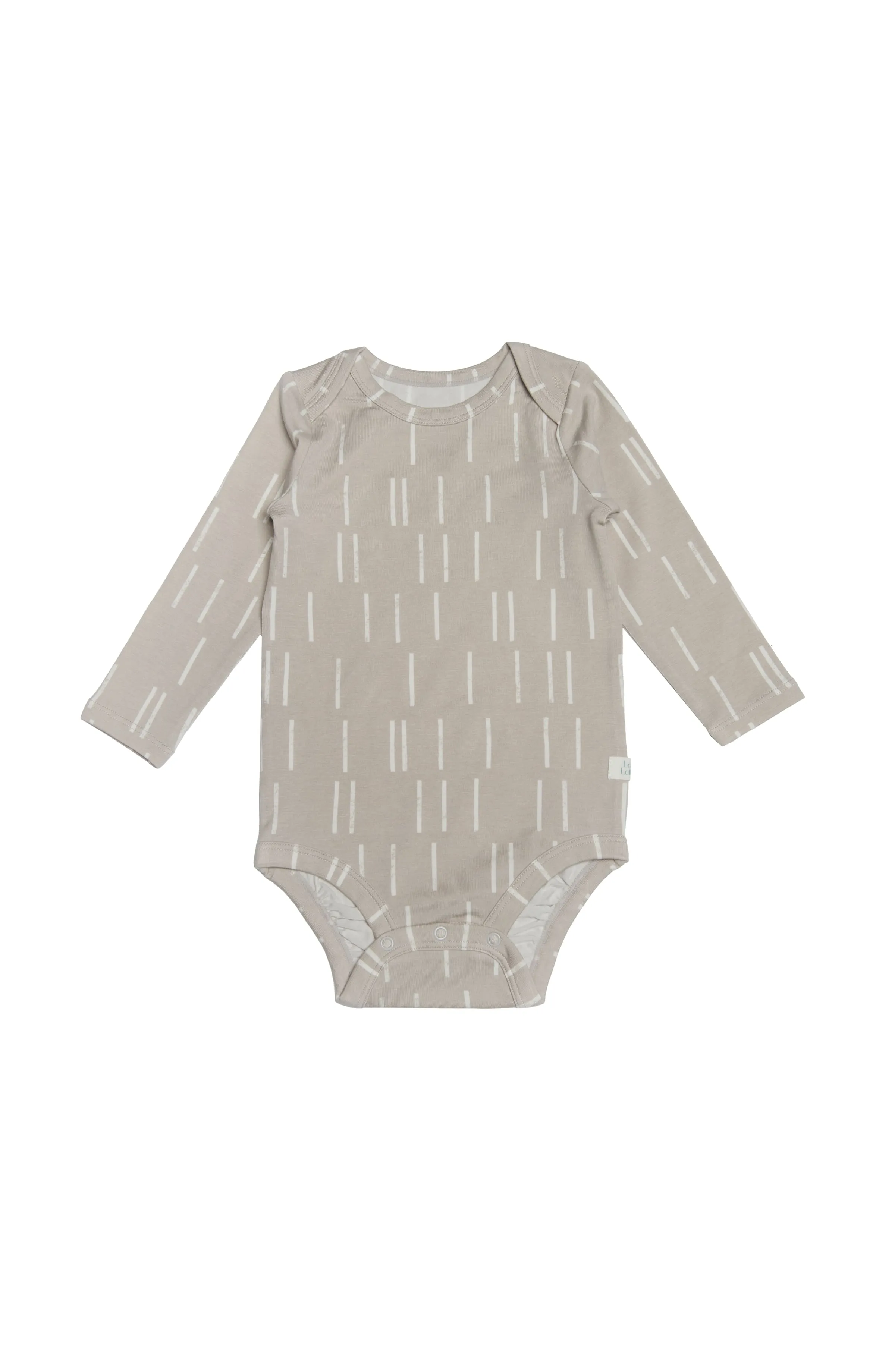 Long Sleeve Bodysuit - Grey Dash