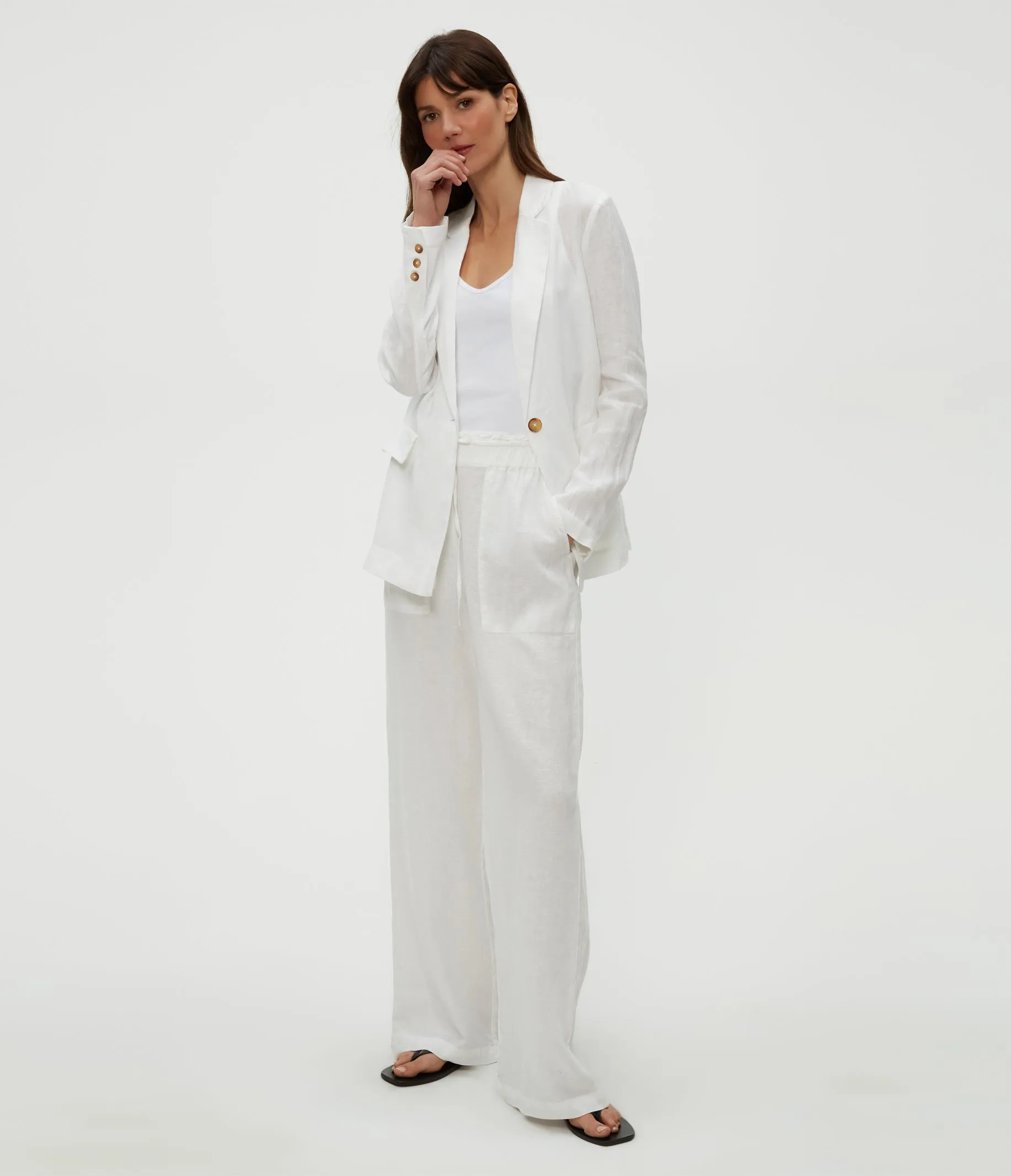 Lottie Linen Blazer