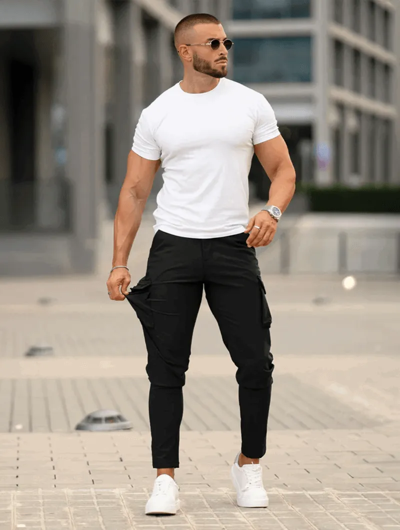 Luca Ferarro Utility Cargo Pants