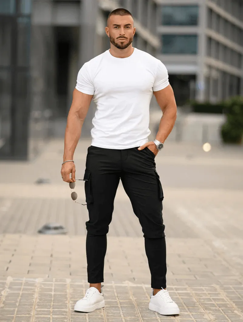 Luca Ferarro Utility Cargo Pants