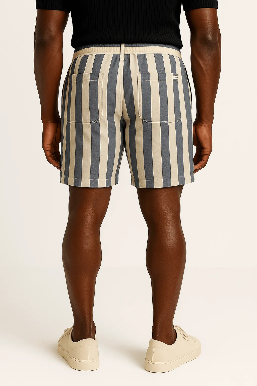 LumiNovi | The Sarto Stripe Shorts