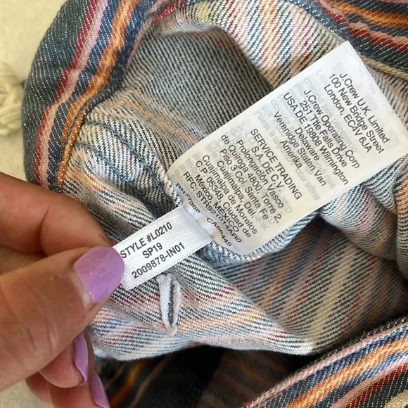 Madewell • Emmett shorts in rainbow stripe