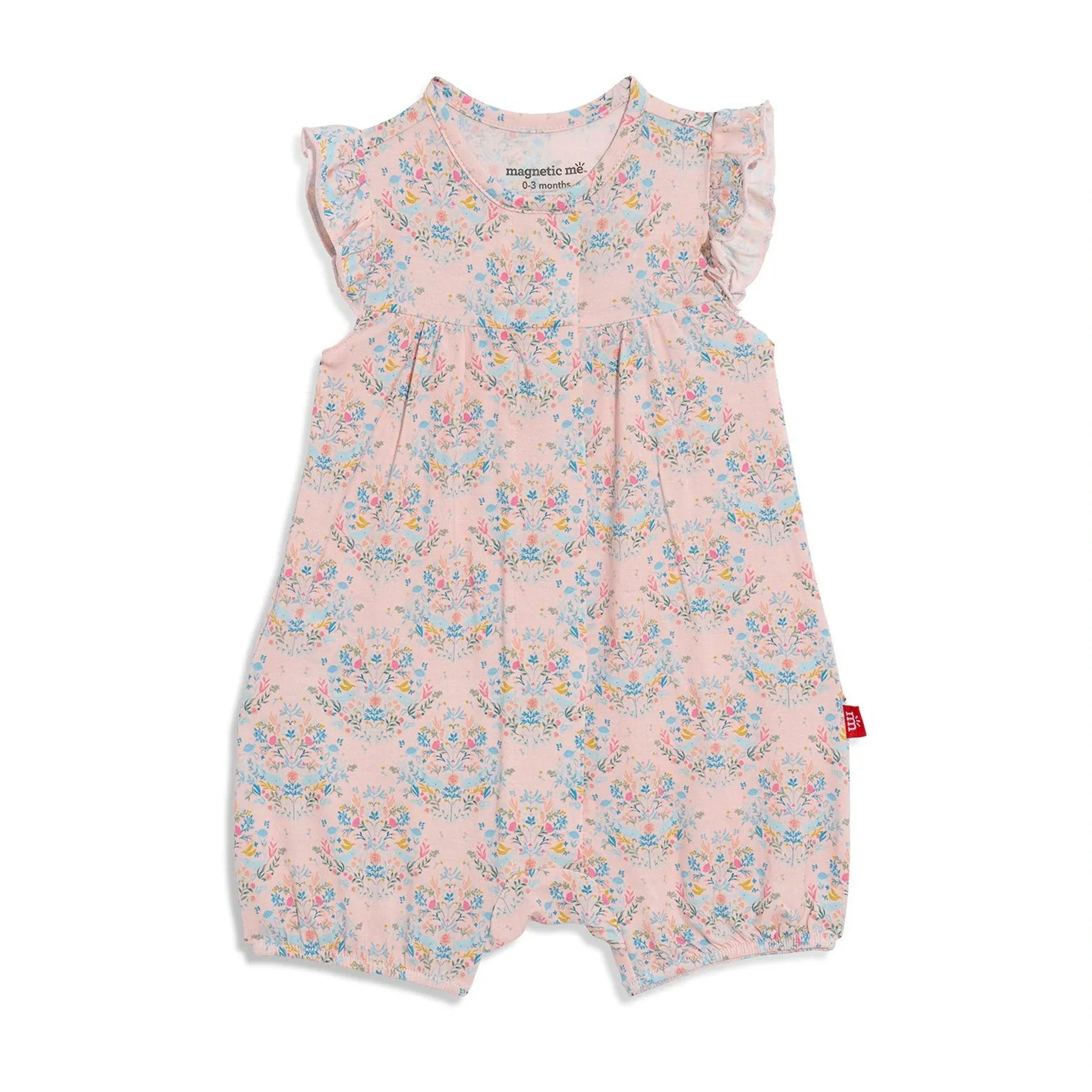Magnificent Baby: Fleur De Sea Modal Magnetic Romper