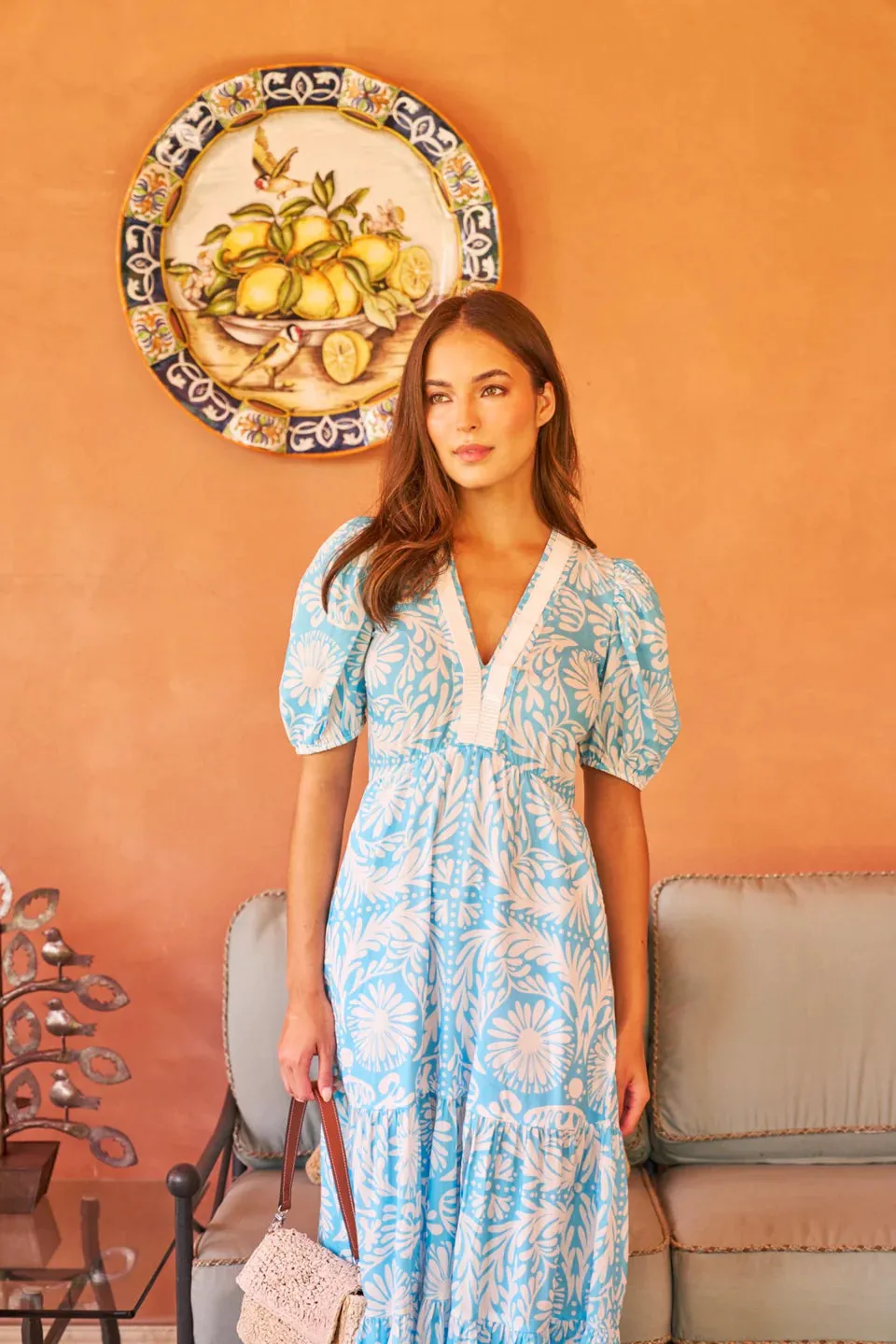Margot Sky Jardin Dress